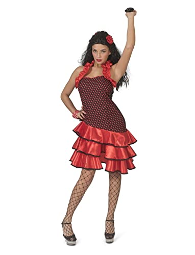 Spanierin Damenkostüm Flamenco Karneval Iberierin Salsa Ole Kostüm Damen Fasching von Funny Fashion