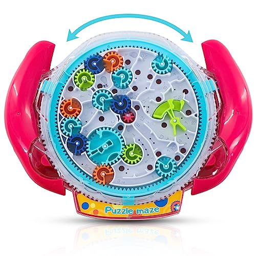 Funny Old Man Labyrinth-Puzzle-Spiele für Kinder im Alter von 4-8 Jahren, Cooles Raumschiff-Labyrinth-Spielzeug mit Zwei Stahlkugeln, Herausforderungen Spiele Funny Old Man Labyrinth-Puzzle-Spiele für Kinder im Alter von 4-8 Jahren, Cooles Raumschiff-Labyrinth-Spielzeug mit Zwei Stahlkugeln, Herausforderungen Spiele von Funny Old Man