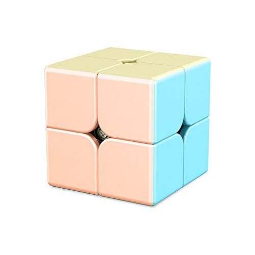 FunnyGoo MoYu Cuing Classroom Mofangjiaoshi MFJS Meilong Macaron Serie Würfel 2x2x2 Magic Puzzle Würfel Macaron Farbe Stickerless von FunnyGoo