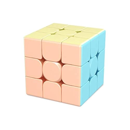 FunnyGoo MoYu Cuing Klassenzimmer Mofangjiaoshi MFJS Meilong Macaron Serie Würfel 3x3x3 Magisches Puzzle Würfel Macaron Farbe Stickerless von FunnyGoo