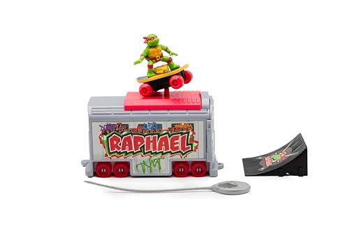 TEENAGE MUTANT NINJA TURTLE | Raphael Switch Kick Subway Launcher | TMNT Action Figure Classic Edition, Ages 3+ Gifts & Toys von TEENAGE MUTANT NINJA