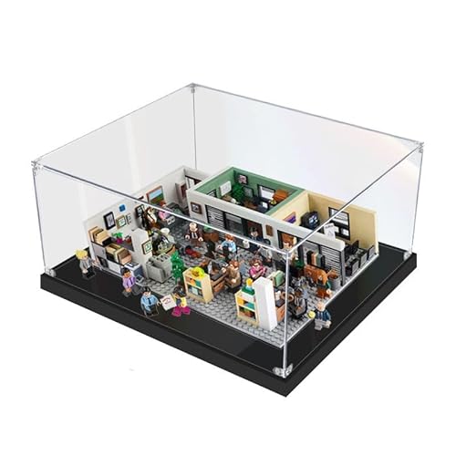 Funshake Acryl Vitrine Kompatibel Mit Lego 21336 Ideas The Office, Schaukasten Showcase Staubdichte Display Case für Lego 21336 - Nicht Enthalten Modellbausatz von Funshake