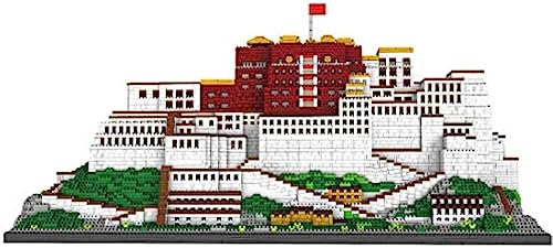 Funshake Bausteine Haus Bausatz, 10000+ Teile Architektur Potala-Palast Modellbausatz, Berühmte Gebäude Modular Custom Bausteine Groß MOC Klemmbausteine Bauset Nicht Kompatibel mit Lego Architecture von Funshake