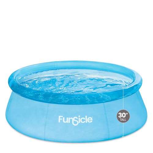 Pool, Auto, stabil, transparent, blau, Funsicle Ø 2,44 m x 76 cm von Funsicle