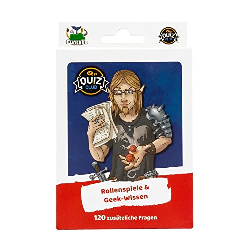 Funtails FTQC03DE Quiz Club DE – Charakter Pack Rollenspiele & Geek-Wissen von Funtails