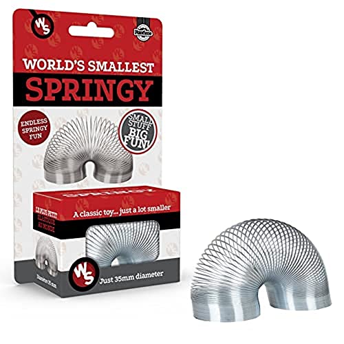 Funtime Gifts 10640 weltweit kleinste federnde Metallfeder, Silber, Einheitsgröße Funtime Gifts 10640 weltweit kleinste federnde Metallfeder, Silber, Einheitsgröße von Funtime Gifts