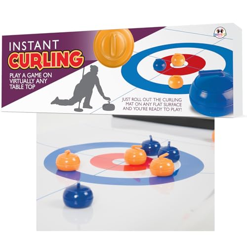 Mini Tabletop Curling Game - Spaß für alle Altersgruppen! von Funtime Gifts