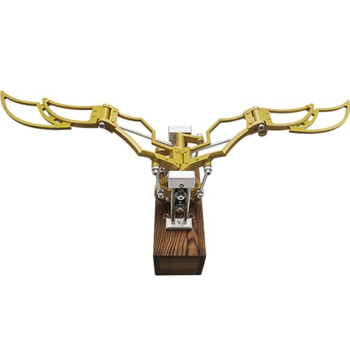 Funwetrike 3D Puzzle Metall, 3D DIY Mechanische Metall Mechanische Schlagflügel Modell, Spielzeug-Deko, Modellbausatz Erwachsene (Dynamische Version/Goldene) von Funwetrike