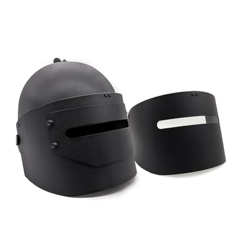 Funwetrike Militärische Taktische Maske, MASKA 1SCH Metall Vollgesichtsmaske, Gesichtsschutzhelm, Taktischer Helm für Cs Paintball Wargame Halloween Cosplay Kostüm Party von Funwetrike