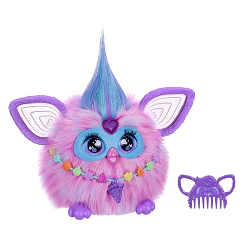 Furby Cotton Candy, 15 Modeaccessoires, interaktive Plüschtiere für 6 Jahre alte Mädchen & Jungen & Up, Sprachaktivierte Animatronik, Rosa & Blau Furby Cotton Candy, 15 Modeaccessoires, interaktive Plüschtiere für 6 Jahre alte Mädchen & Jungen & Up, Sprachaktivierte Animatronik, Rosa & Blau von Furby