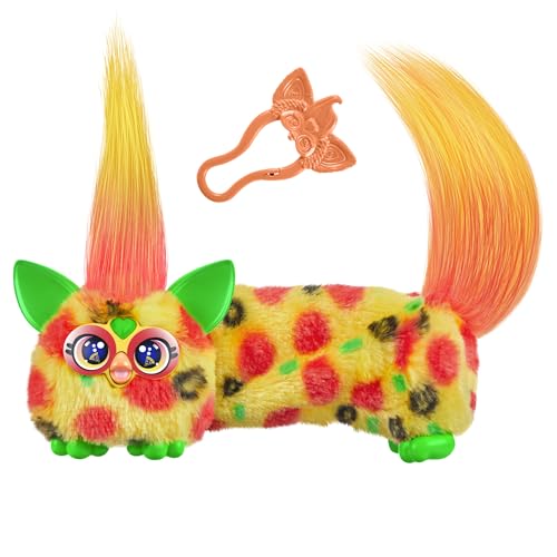 Furby DJ Furblets Pepp-Oh-Roni gelb-gemustertes elektronisches Plüschspielzeug Macht Musik, Geräusche und spricht Furbisch, Stofftier für Kinder ab 6 Jahren mit Schlüsselanhänger Furby DJ Furblets Pepp-Oh-Roni gelb-gemustertes elektronisches Plüschspielzeug Macht Musik, Geräusche und spricht Furbisch, Stofftier für Kinder ab 6 Jahren mit Schlüsselanhänger von Furby