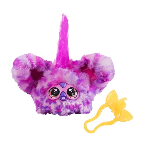 Furby Furblets Hip-Bop Mini-Freund, über 45 Geräusche, Hip-Hop-Musik & Sätze in Furbisch, elektronisches Spielzeug für Kinder ab 6, pink-lila von Furby