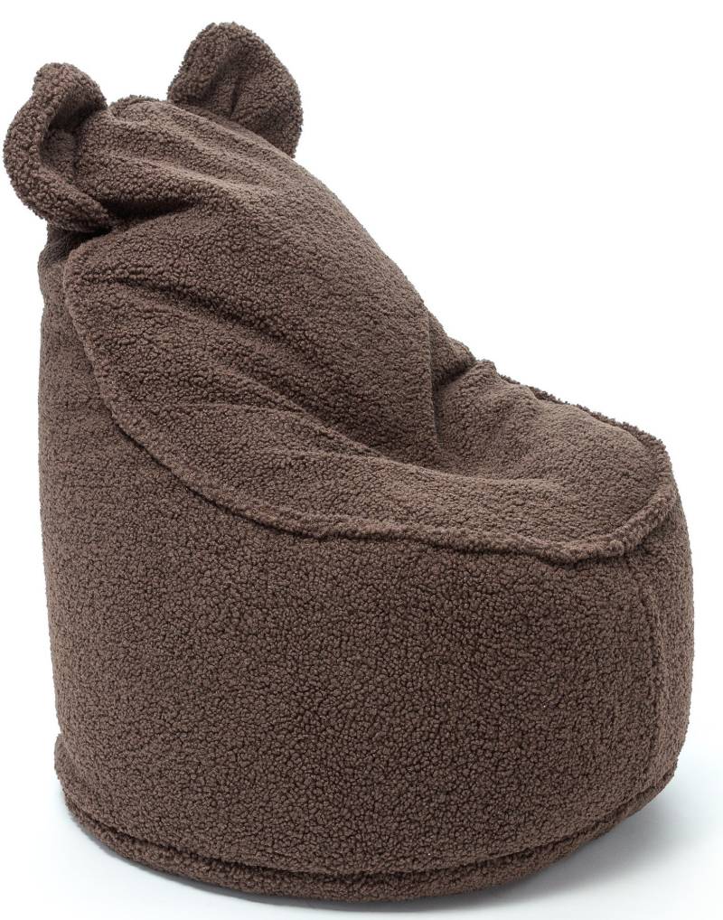 Furini Yogi Sitzsack Bouclé, Dunkelbraun von Furini