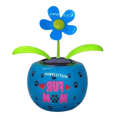 Furtryvl Floral Dashboard Decor | Shaking Flower Solar Ornament - Solar Shaking Flower Ornament, Automatic Shaking Flower For Home Window von Furtryvl