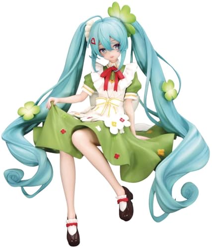 Furyu Hatsune Miku Flower Fairy Clover Ver. 15 cm Hatsune Miku Noodle Stopper von Furyu