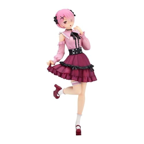 Furyu Re:Zero Starting Life in Another World Statuette PVC Trio-Try-iT Rem Girly Outfit Pink 21 cm von Furyu