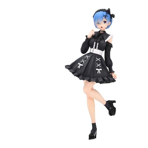 Furyu Re:Zero Starting Life in Another World Statuette PVC Trio-Try-iT Rem Girly Outfit Schwarz 21 cm von Furyu