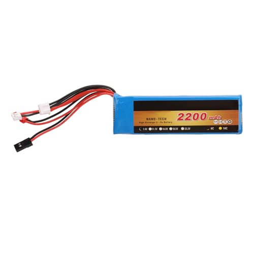 2S 7,4V 2200mAh 8C Lipo Akku für T6J T8FG 12FG Sender Fernbedienung von Fussbudget