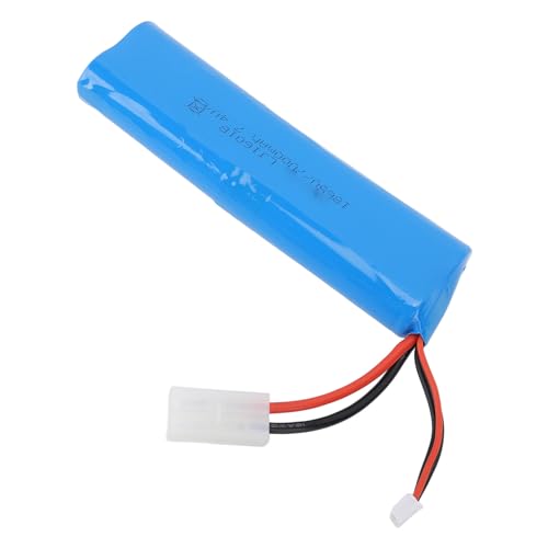 Fussbudget 7,4 V 7000 MAh RC-Lipo-Akku mit Stabiler Leistung und Überladungs-Kurzschlussschutz für Henglong 3818 3889 3809 RC von Fussbudget