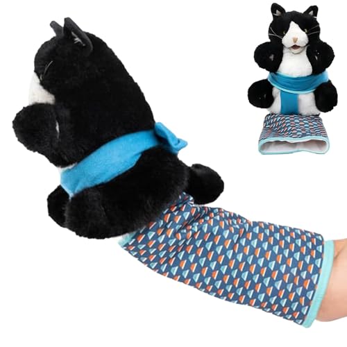 Cat Wrestler Puppet, Katzen Ringer Handpuppe, Interaktives Katzenspielzeug, Lustige Katzen Puppe Wrestling Spielzeug, Geschenke Für Katzenliebhaber, Interaktive Handpuppe Mit Robuster Polsterung von Fuuxtci