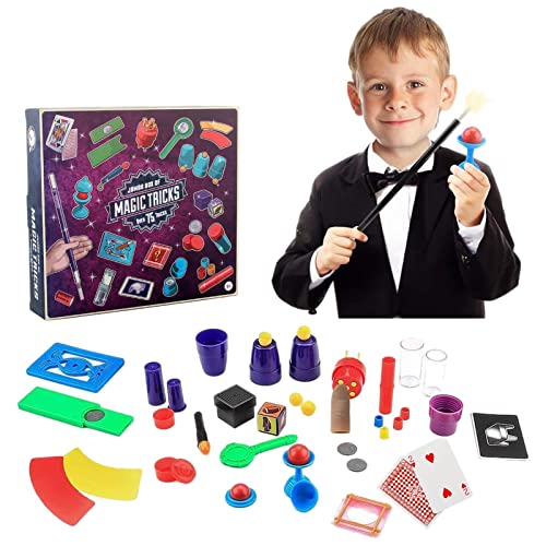 Fuuxtci 1 Set Kinder Zaubertricks Requisiten Praktische Zaubertricks Kit, Zaubertricks Spiele für Kinder, Streiche Kinderpartys Geburtstagsgeschenk von Fuuxtci