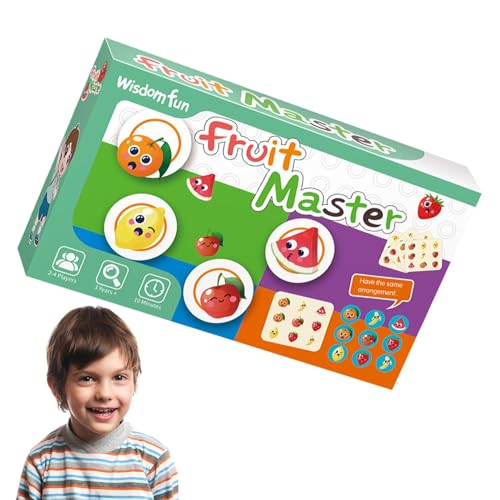 Fuuxtci Brettspiel, Kartenspiele für Kinder, Karten, Spielzeug und Spiele mit einstellbarem Schwierigkeitsgrad, Geschenk für Kinder zu Ostern, Weihnachten und Geburtstag von Fuuxtci