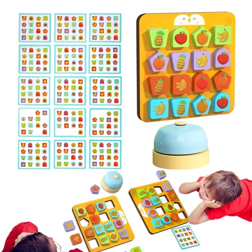 Fuuxtci Lernpuzzle für Kinder, passendes Formpuzzle für Kleinkinder, Lernpuzzle Formsortierpuzzle, Puzzle-Lernspiel aus Holz für die Früherziehung für Kinder von Fuuxtci