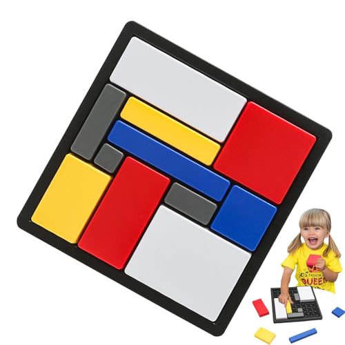 Fuuxtci Logik-Denkblöcke, Baustein-Puzzle, Blockpuzzles Kinderblöcke, Puzzle-Blockspiele für Kinder, Erwachsene, Eltern-Kind-Interaktion, Outdoor, Familie, Zeit von Fuuxtci