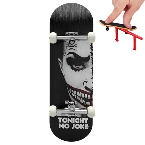 Fuuxtci -Skateboard-Spielzeug, Realistische lustige Muster-Finger-Spielzeug-Skateboards, Fingerbretter, Skateboard-Fingerbretter für Skateboard-Lernspielzeug, Partygeschenke, von Fuuxtci