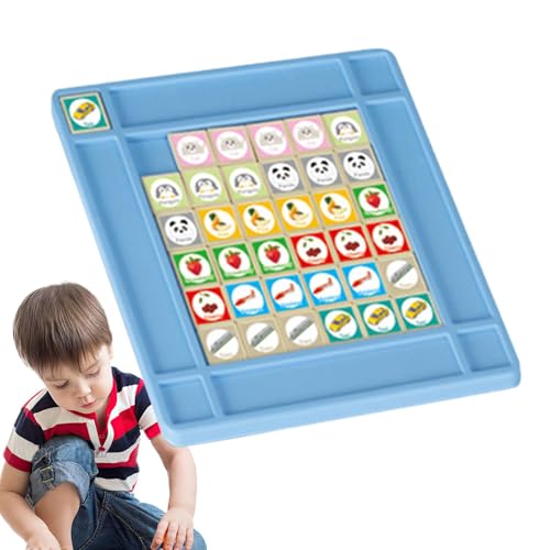 Fuuxtci Schiebe-Zahlenrätsel, Schiebe-Zahlenrätsel für Kinder, Farbsortier-Puzzlespielzeug, Lustiges Schiebe-Zahlenspiel, pädagogisches Schiebeblock-Spiel, Zahlenschiebe-Puzzle, Denksportaufgabe für von Fuuxtci