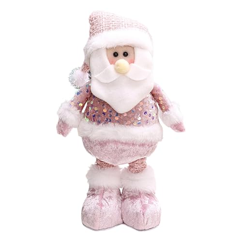 Fuuxtci Stehende Weihnachtszwerge, Schneemannpuppe, Plüschschneemann | Weihnachten Stehende Plüsch-Weichpuppen - Weihnachtlicher Gefüllter Schneemann, Winter-Wohndekoration Für Weihnachts-Türfenster von Fuuxtci