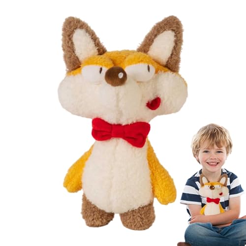 Kuscheltier Fuchs 22cm - Plüschtier-Kissen Für Kinder, Stofftier Aus Weichem Plüsch, Niedliches Plüschtier Zum Kuscheln Und Spielen, Für Kinder & Erwachsene von Fuuxtci