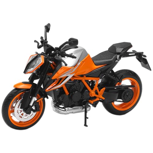 Fuwraixis 1/12 Metalldruckguss-Motorrad Spielzeug, 1290 SUPER Duke R Leichtmetall-Motorradmodell, Sport-Motorrad-Rennmodell-Serie, Männer Kinder Jungen Geschenk von Fuwraixis