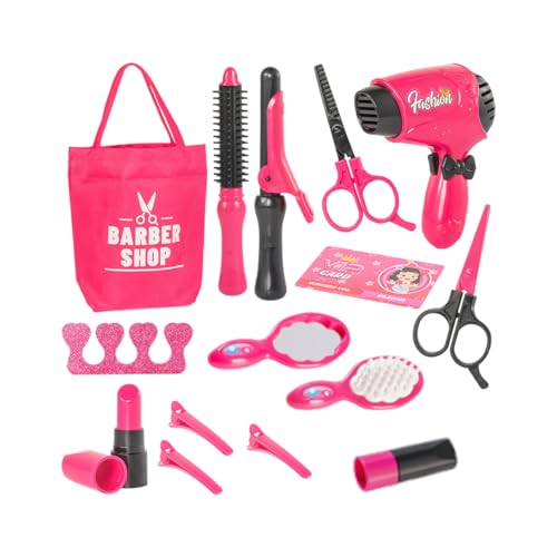 Fuwraixis 15 Stück Friseurset für Kinder Friseurwerkzeuge für Mädchen Simulation Friseurspielzeug Rollenspiel Geschenke für Kinder im Alter von 3, 4, 5, 6, 7, 8 Jahren und älter Fuwraixis 15 Stück Friseurset für Kinder Friseurwerkzeuge für Mädchen Simulation Friseurspielzeug Rollenspiel Geschenke für Kinder im Alter von 3, 4, 5, 6, 7, 8 Jahren und älter von Fuwraixis