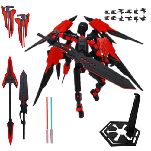 Fuwraixis 3D-gedruckte Action-Puppen, Kinderpuppen, Flexible Action-Puppen-Sets, bewegliche Action-Puppen mit Mehreren Gelenken, mechanische Kinderpuppen Fuwraixis 3D-gedruckte Action-Puppen, Kinderpuppen, Flexible Action-Puppen-Sets, bewegliche Action-Puppen mit Mehreren Gelenken, mechanische Kinderpuppen von Fuwraixis