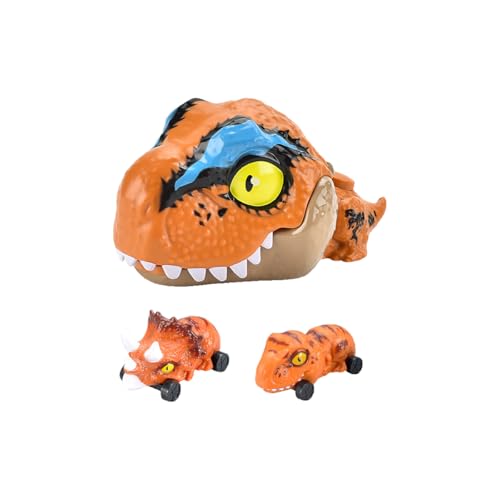 Fuwraixis Katapult Dinosaurier Auto, Simulation Cartoon großen Kopf Dinosaurier, Tyrannosaurus Rex Spielzeug, Modell Kampf Spielzeug Auto, Geschenke für 3 4 5 6 7 8 Jahre alte Kinder von Fuwraixis