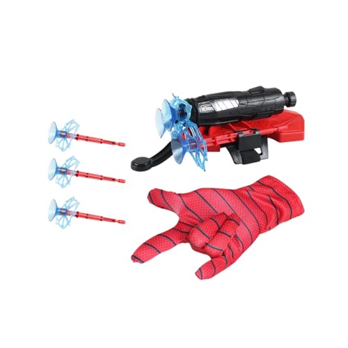 Fuwraixis Launcher Handschuhe, Spider Launcher Handschuhe, Super Spider Launcher, Spider Hero Handschuhe für Kinder, Role Play Wrist Playset von Fuwraixis