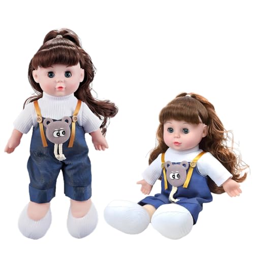 Fuwraixis Musical Doll Puppe mit beweglichen Augen, Macht 3 Arten von Musik, 13Zoll von Fuwraixis