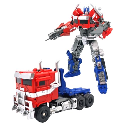 Fuwraixis Transformieren Roboter Spielzeug，2 in 1 Optimus Prime Modell，Transforming Modell-LKW，Mit Einer Vielzahl von Waffen，Geschenk für Kinder ab 6 Jahren und Erwachsene von Fuwraixis