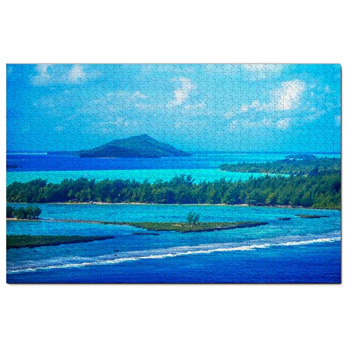 Bora Bora Puzzle für Erwachsene, Französisch-Polynesien, 1000 Teile, Holz, Reisegeschenk, Souvenir von Fxdiy