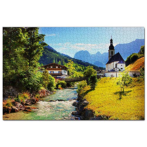 Deutschland Ramsau Berchtesgaden Puzzle für Erwachsene 1000 Teile Holz Reise Geschenk Souvenir von Fxdiy