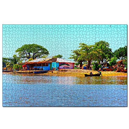 Gambia 1000 Teiliges Puzzle für Erwachsene und Familien Reise Geschenk Souvenir aus Holz 30x20 Zoll von Fxdiy