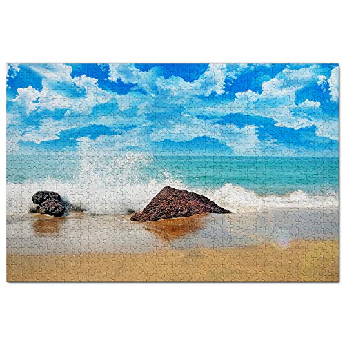 India Vagator Beach Goa Puzzle für Erwachsene 1000 Teile Holz Reise Geschenk Souvenir von Fxdiy