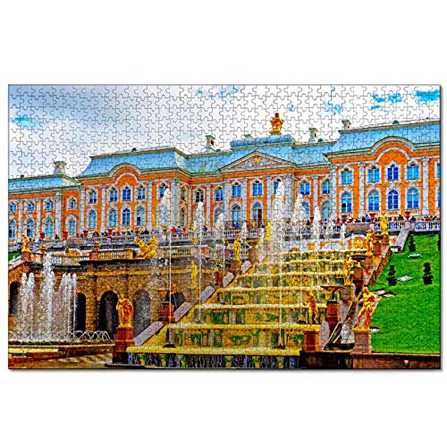 Russland Peterhof 1000 Teiliges Puzzle für Erwachsene und Familien Reise Geschenk Souvenir aus Holz 30x20 Zoll von Fxdiy