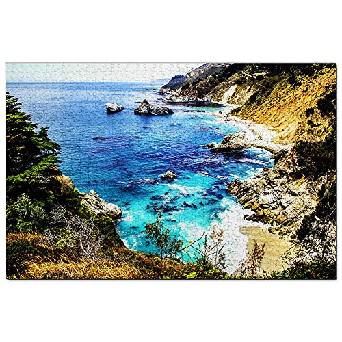 USA America Point Lobos Big Sur California Carmel Puzzle für Erwachsene 1000 Teile Holz Reise Geschenk Souvenir von Fxdiy