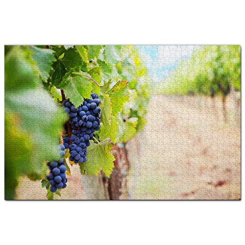 USA America Vineyard Napa Valley Puzzle für Erwachsene 1000 Teile Holz Reise Geschenk Souvenir von Fxdiy