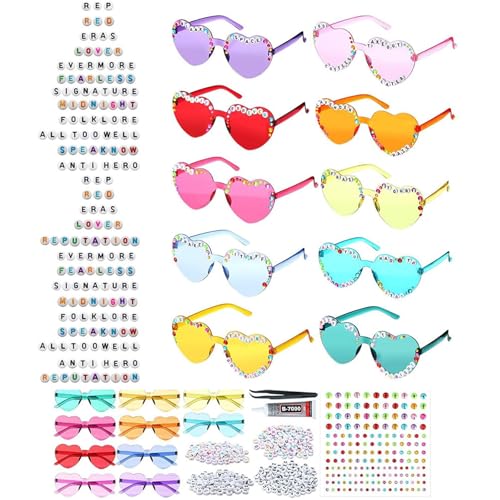 Fyearfly DIY-Party-Sonnenbrillen-Set, personalisierbarer Spaß für Hochzeiten und Geburtstage, komplettes Set mit Perlen und Werkzeugen Fyearfly DIY-Party-Sonnenbrillen-Set, personalisierbarer Spaß für Hochzeiten und Geburtstage, komplettes Set mit Perlen und Werkzeugen von Fyearfly