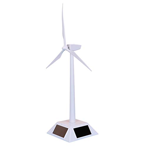 Fyearfly Mini-Solarenergie-Windmühle, Kinder Intelligentes Kunststoff-Solar-Windmühlen-Windrad-Modell Lernspielzeug Kinder Wissenschaftslehrspielzeug von Fyearfly