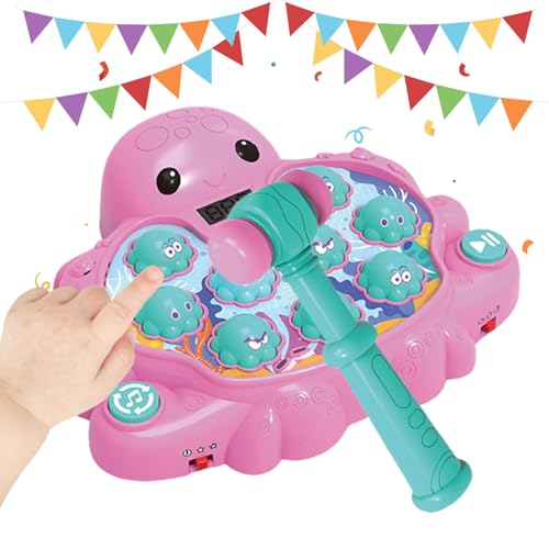 Fyrdyn Tierisches Hammer Spiel - Klopfspiel Für Kinder | Hand-Auge-Koordination Spielzeug Tintenfischform Kinder Geschenk Für Reise Schule Zuhause Spielzeit Fähigkeiten Fördern Vorschulkindern Fyrdyn Tierisches Hammer Spiel - Klopfspiel Für Kinder | Hand-Auge-Koordination Spielzeug Tintenfischform Kinder Geschenk Für Reise Schule Zuhause Spielzeit Fähigkeiten Fördern Vorschulkindern von Fyrdyn