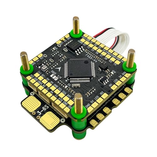 Fzzuzdlap F460 V4 FPV Stack FC&ESC F405 V4 Flugsteuerung 60A AM32 3-6S ESC für FPV Racing Drohne von Fzzuzdlap